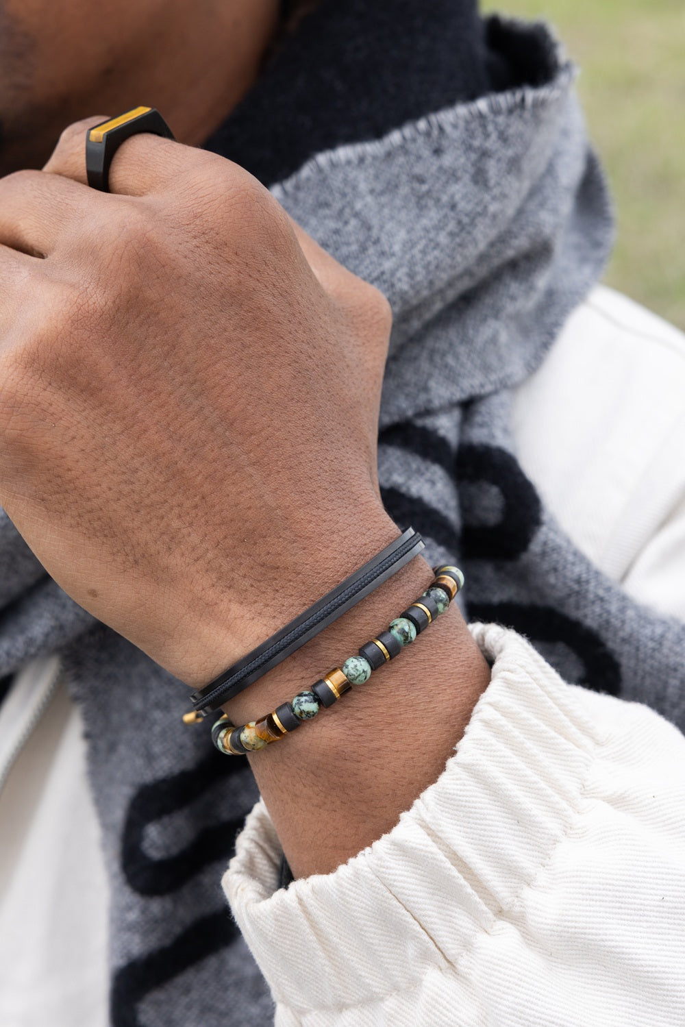 Brontide 6mm adjustable(ブロンテイド 6mm アジャスタブルブレスレット)