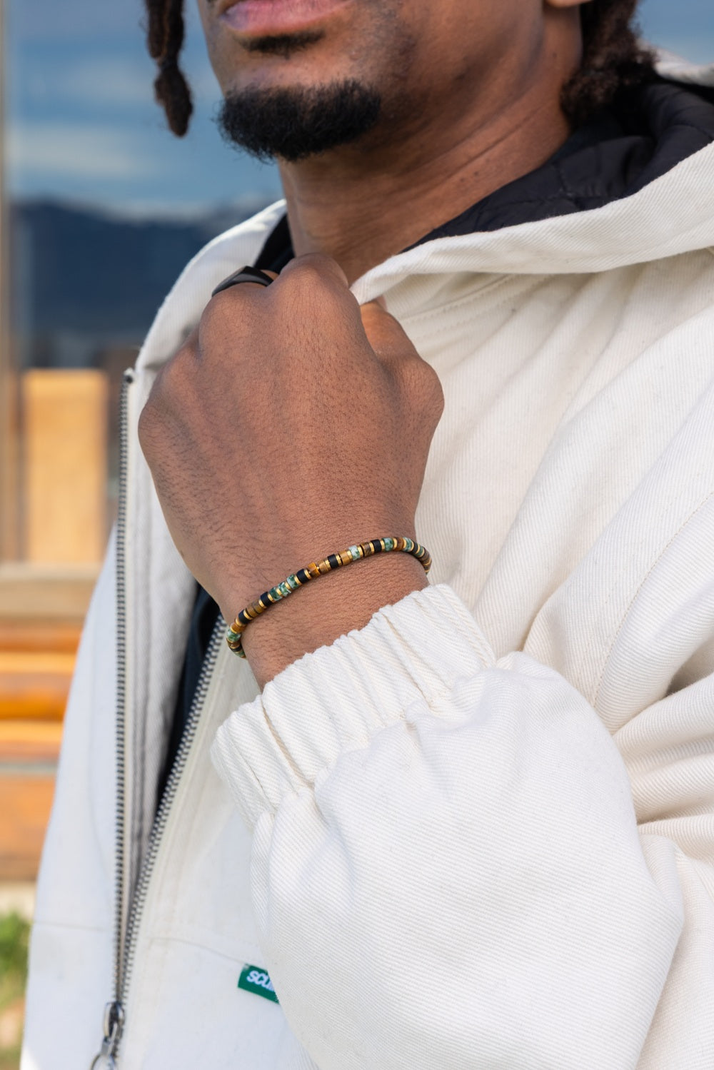 Brontide 4mm adjustable（ブロンテイド 4mm アジャスタブルブレスレット）